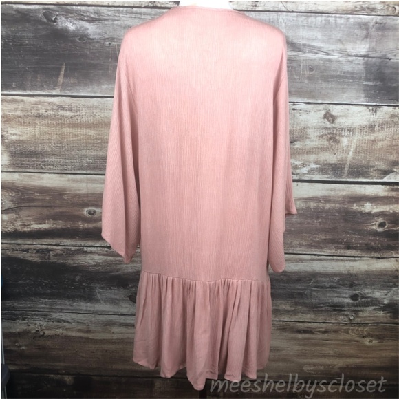 Mittoshop Pink Long Oversized Kimono Cardigan - Picture 4 of 8